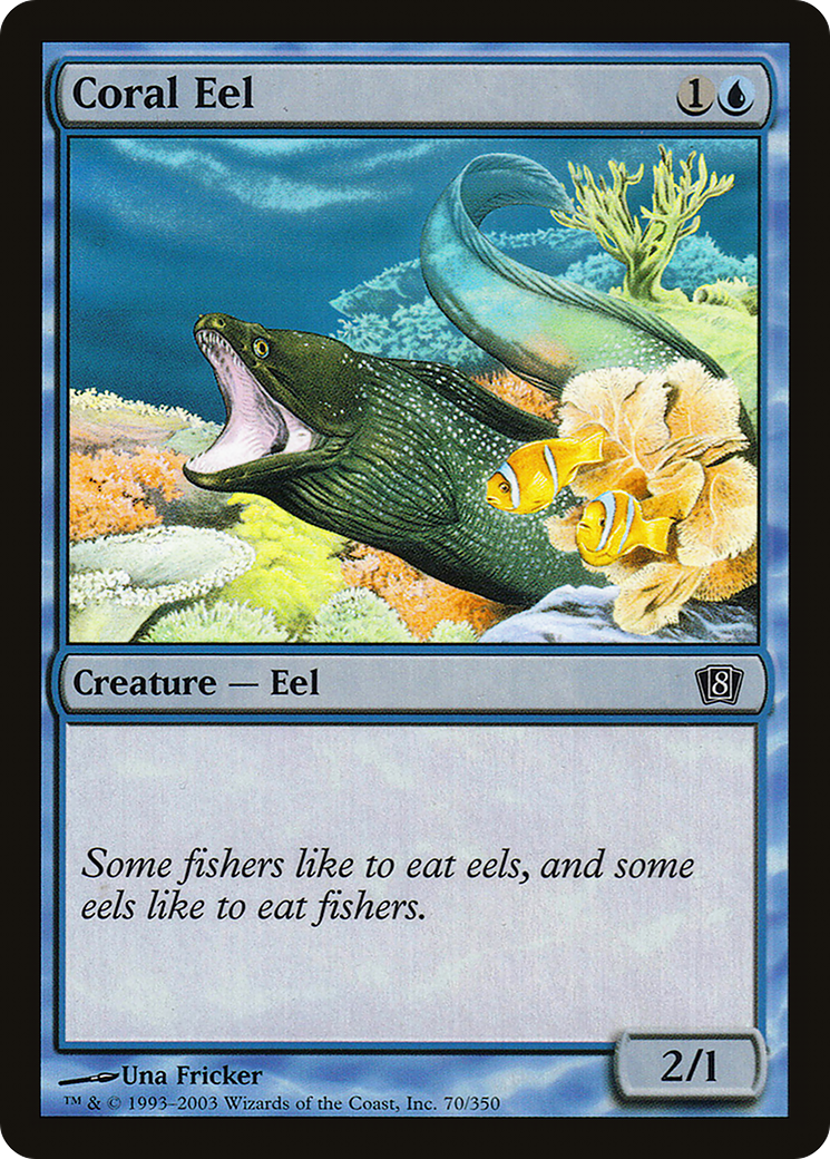 Coral Eel [Eighth Edition] Foil
