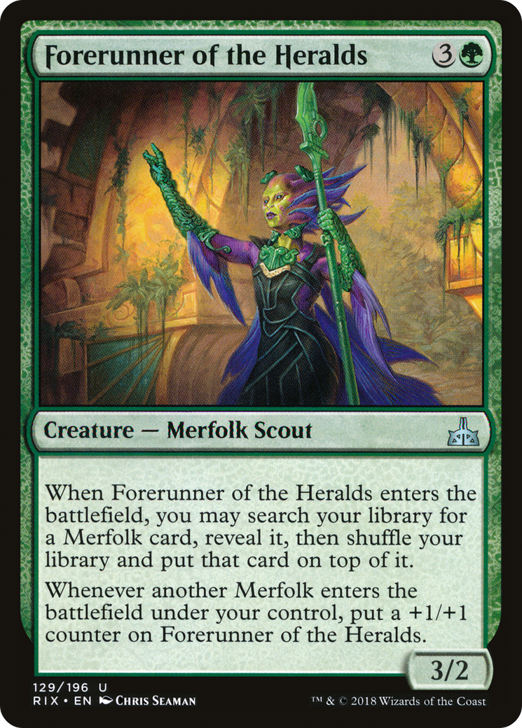 Forerunner of the Heralds [Rivals of Ixalan] Foil
