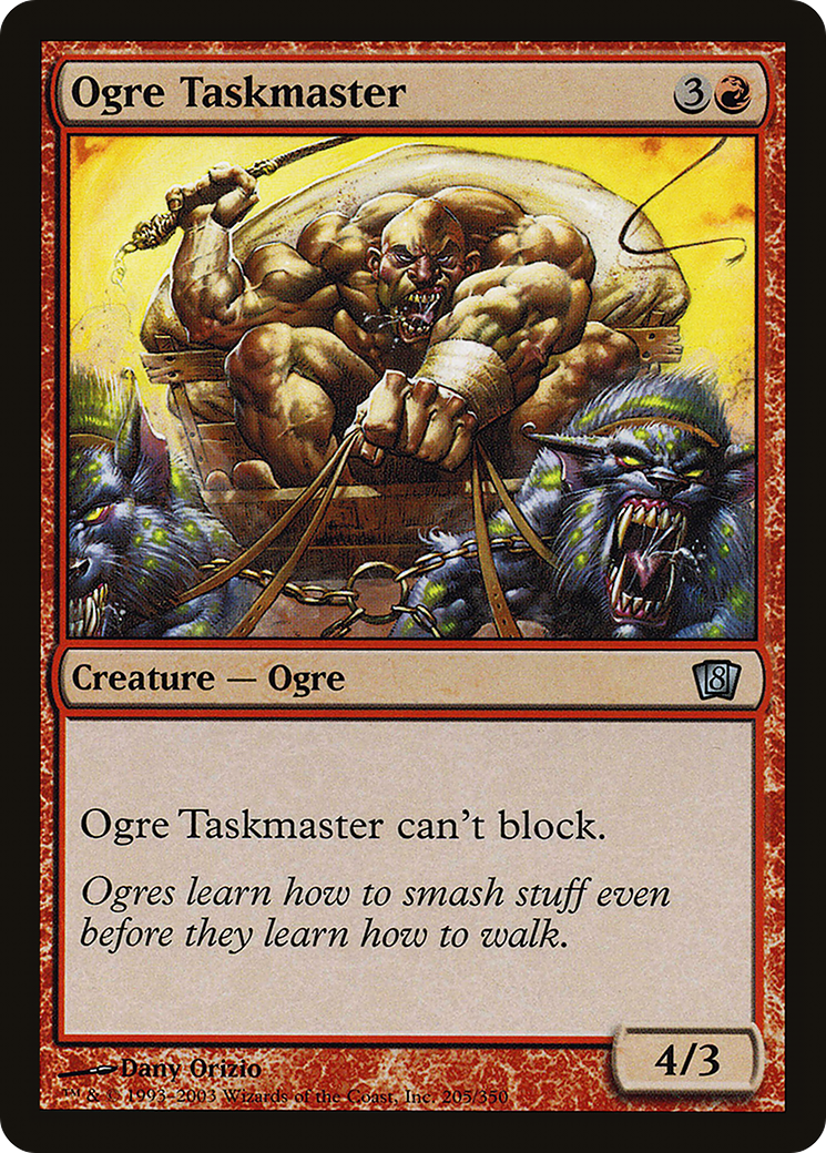 Ogre Taskmaster [Eighth Edition] Foil