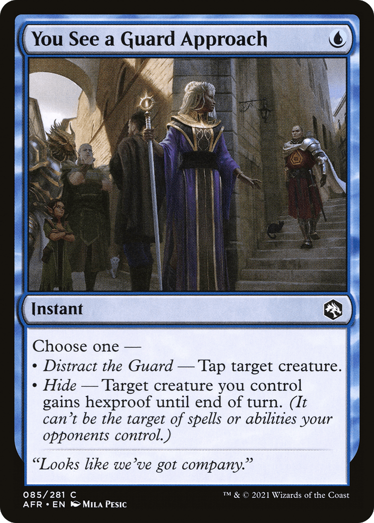 You See a Guard Approach [Dungeons & Dragons: Adventures in the Forgotten Realms] Foil