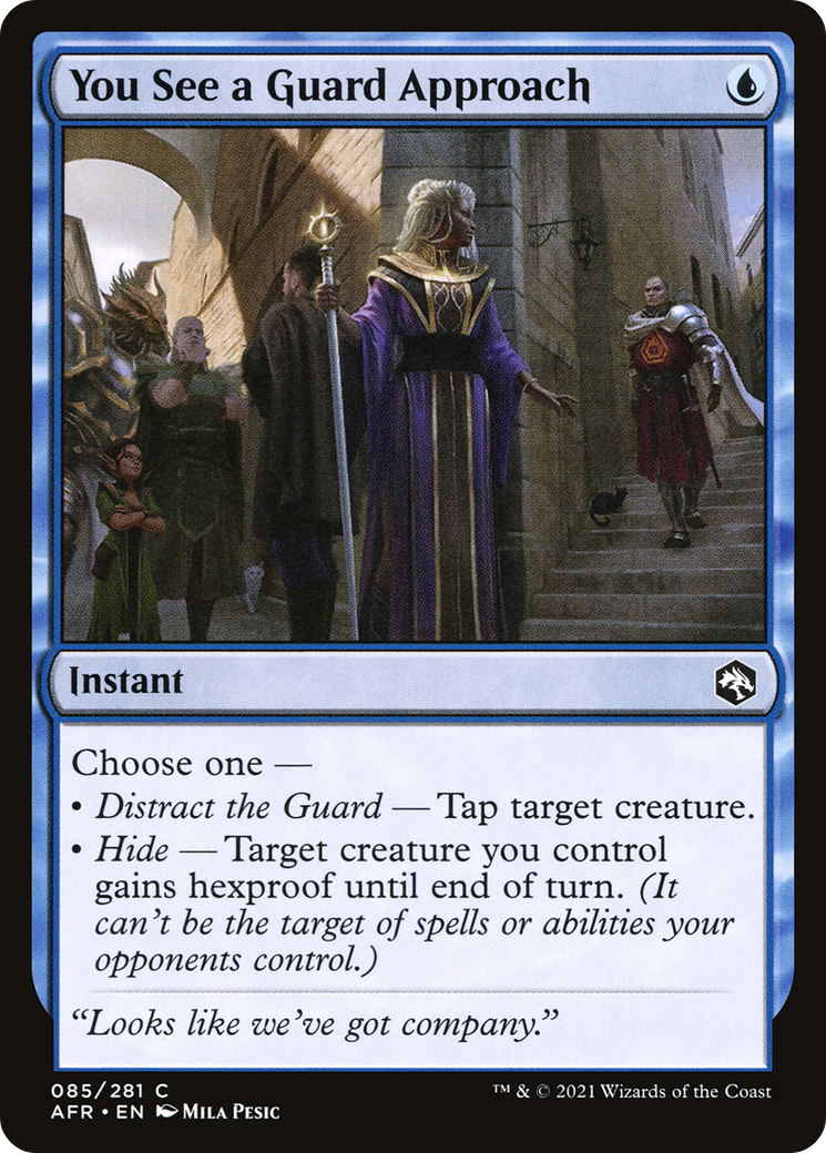 You See a Guard Approach [Dungeons & Dragons: Adventures in the Forgotten Realms] Foil