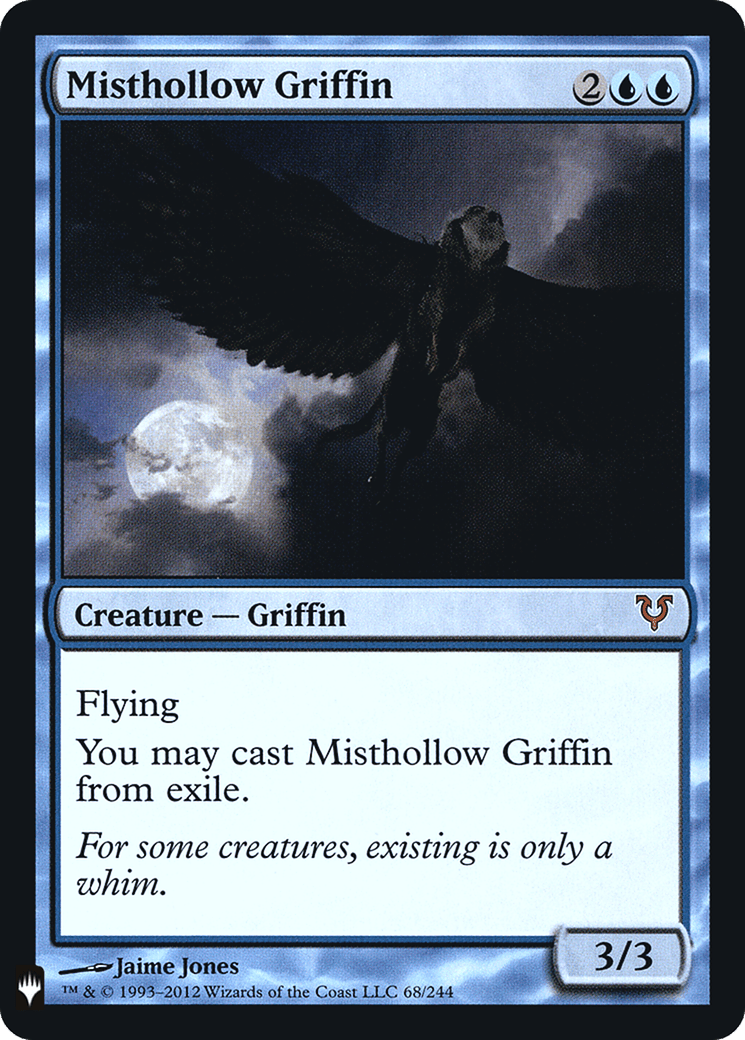 Misthollow Griffin |  Foil (AVR-68) [The List]