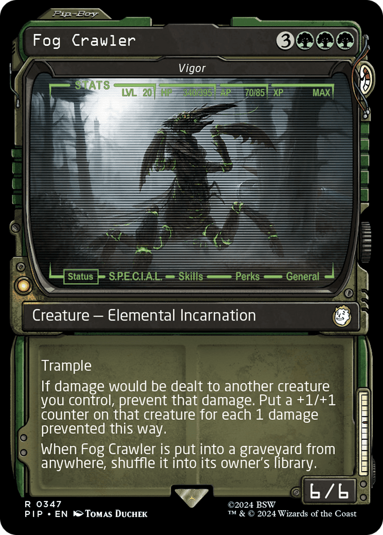 Fog Crawler - Vigor (Showcase) [Fallout] Foil