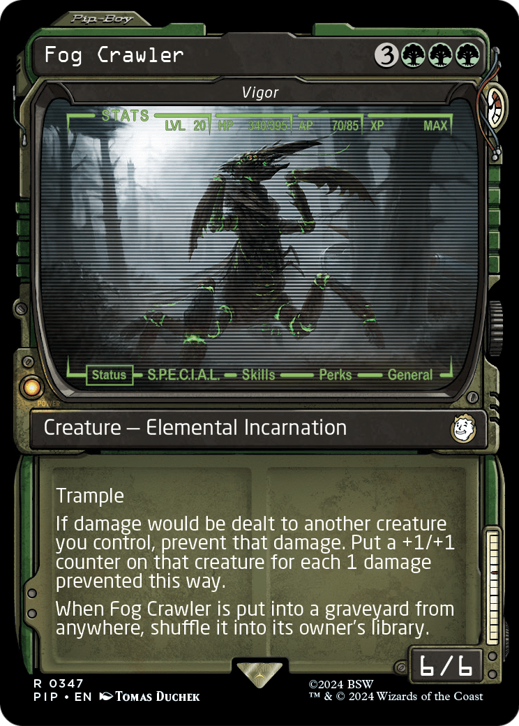 Fog Crawler - Vigor (Showcase) [Fallout] Foil