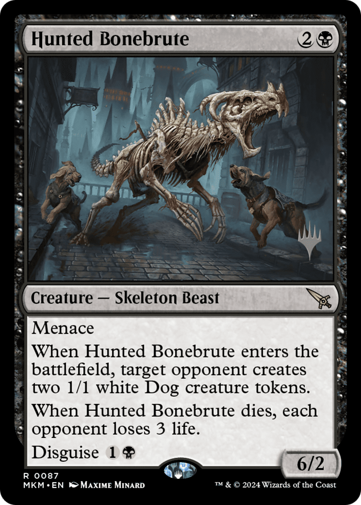 Hunted Bonebrute (Promo Pack) [Murders at Karlov Manor Promos] Foil