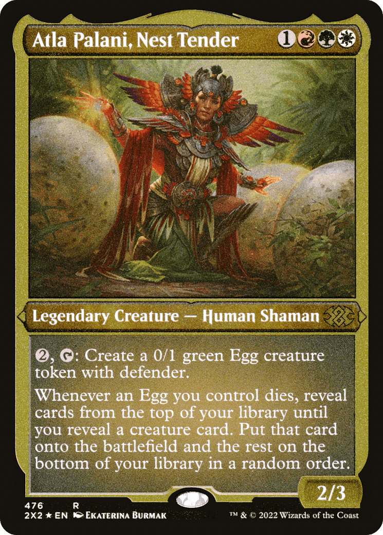 Atla Palani, Nest Tender (Foil Etched) |  Foil (476) [Double Masters 2022]