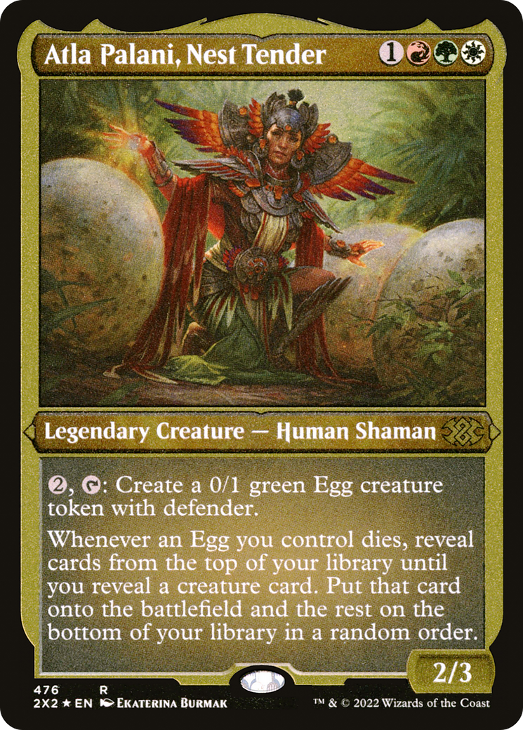 Atla Palani, Nest Tender (Foil Etched) |  Foil (476) [Double Masters 2022]