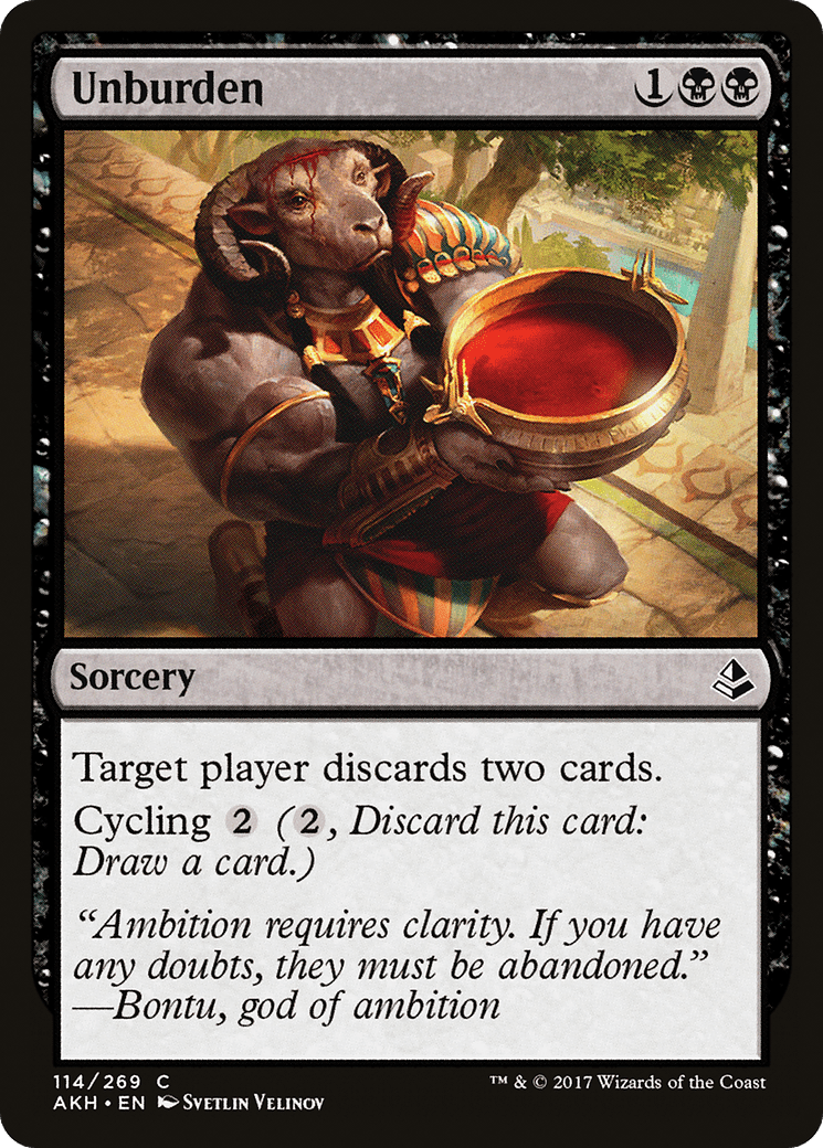 Unburden [Amonkhet] Foil