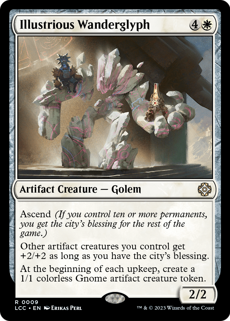 Illustrious Wanderglyph [The Lost Caverns of Ixalan Commander] Foil