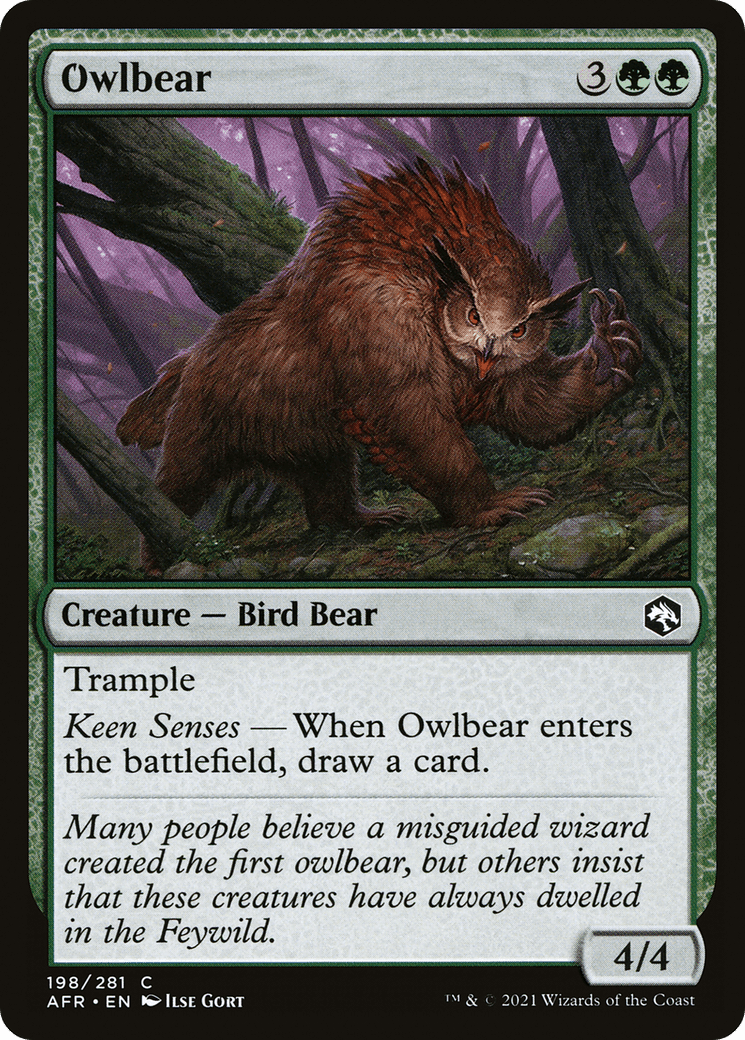 Owlbear [Dungeons & Dragons: Adventures in the Forgotten Realms]