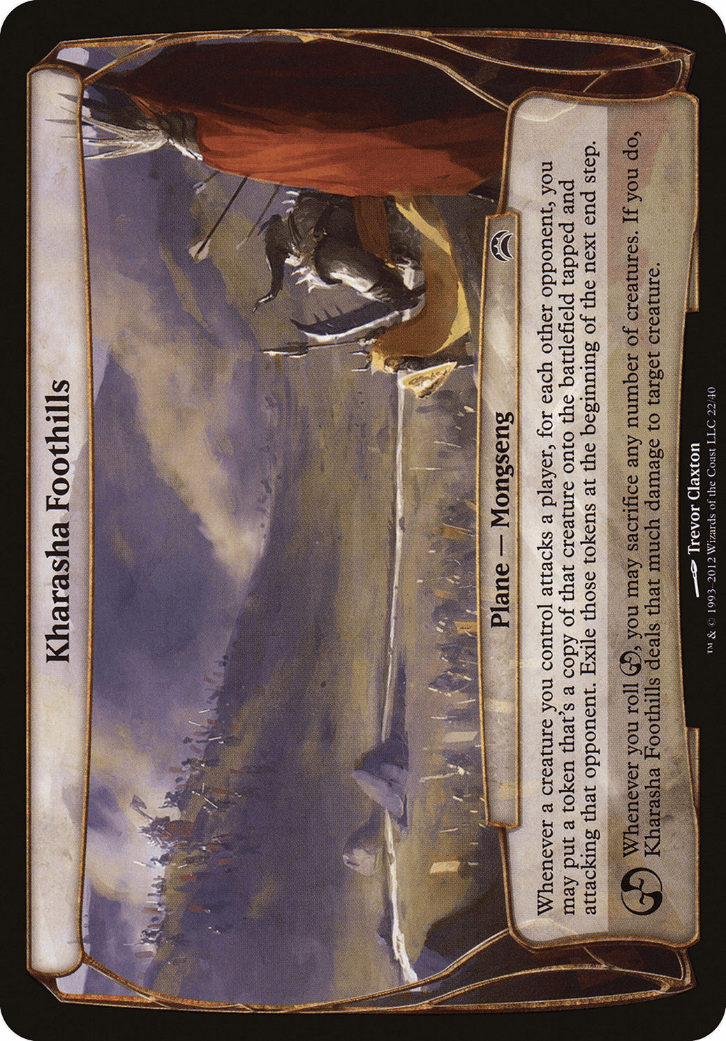 Kharasha Foothills (Planes) [Planechase 2012 Planes] Foil
