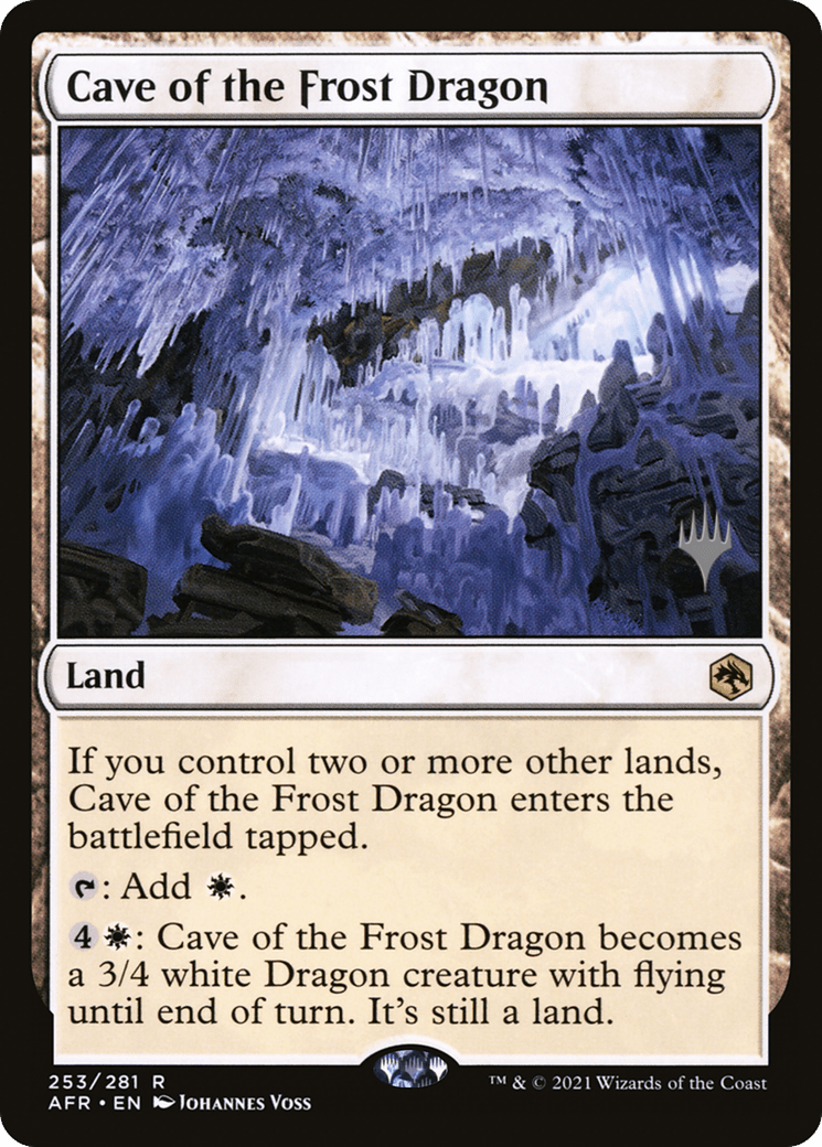 Cave of the Frost Dragon (Promo Pack) [Dungeons & Dragons: Adventures in the Forgotten Realms Promos] Foil