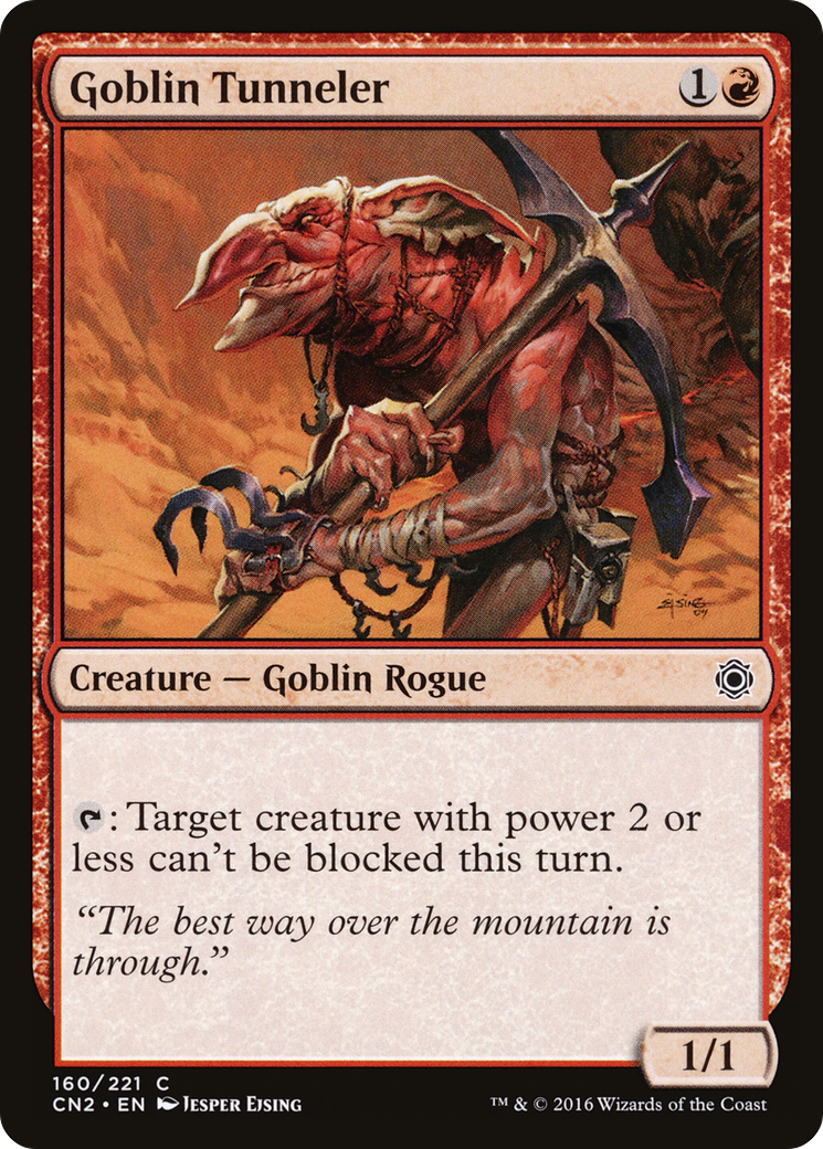 Goblin Tunneler [Conspiracy: Take the Crown] Foil