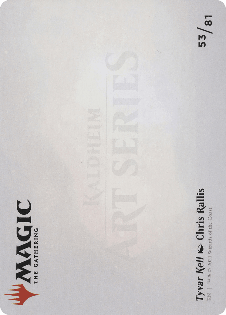 Tyvar Kell // Tyvar Kell (AKHM-053) - Kaldheim Art Series (Borderless) Foil