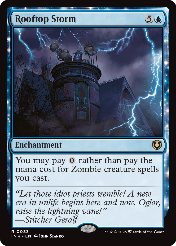 Rooftop Storm (-083) [Innistrad Remastered]  Foil