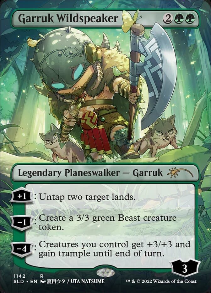 Garruk Wildspeaker (Borderless) [Secret Lair Drop Series] Foil