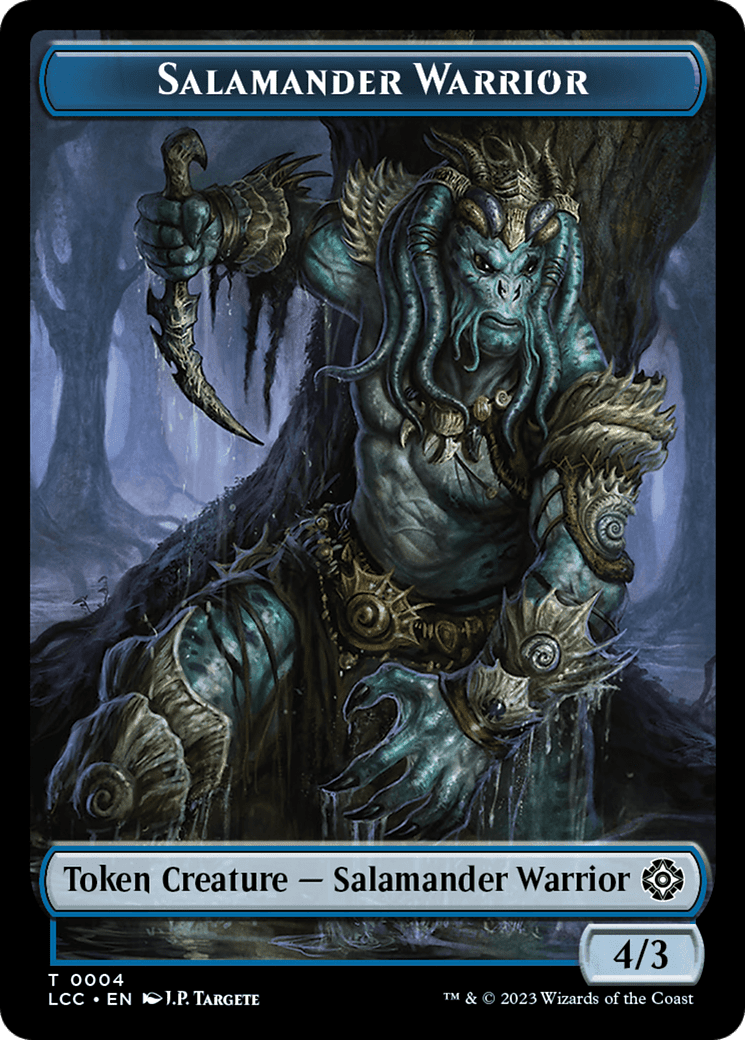 Salamander Warrior (TLCC-004) - The Lost Caverns of Ixalan Commander Tokens Foil