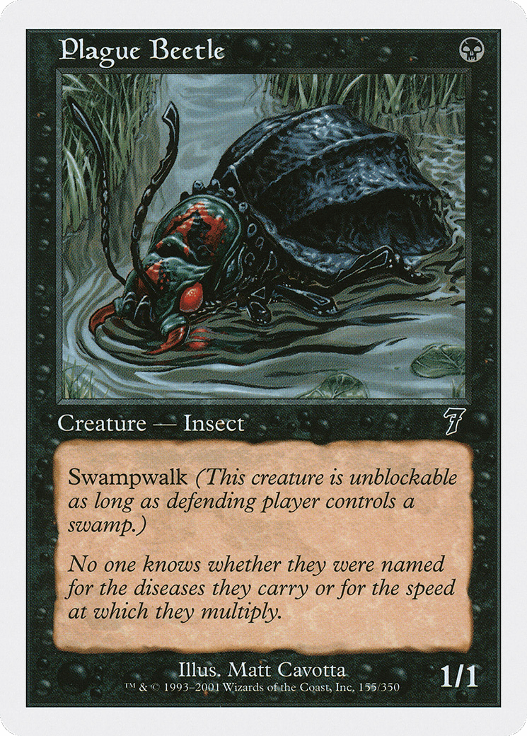 Plague Beetle (-155) [Seventh Edition]