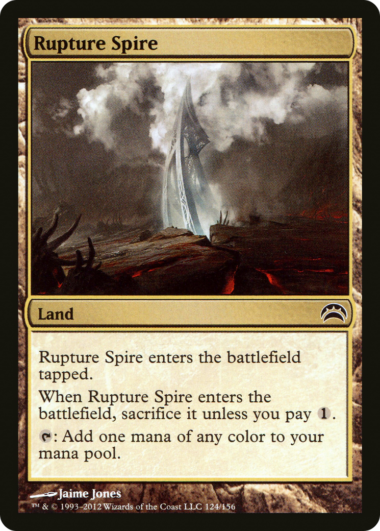 Rupture Spire (124) [Planechase 2012]  Foil