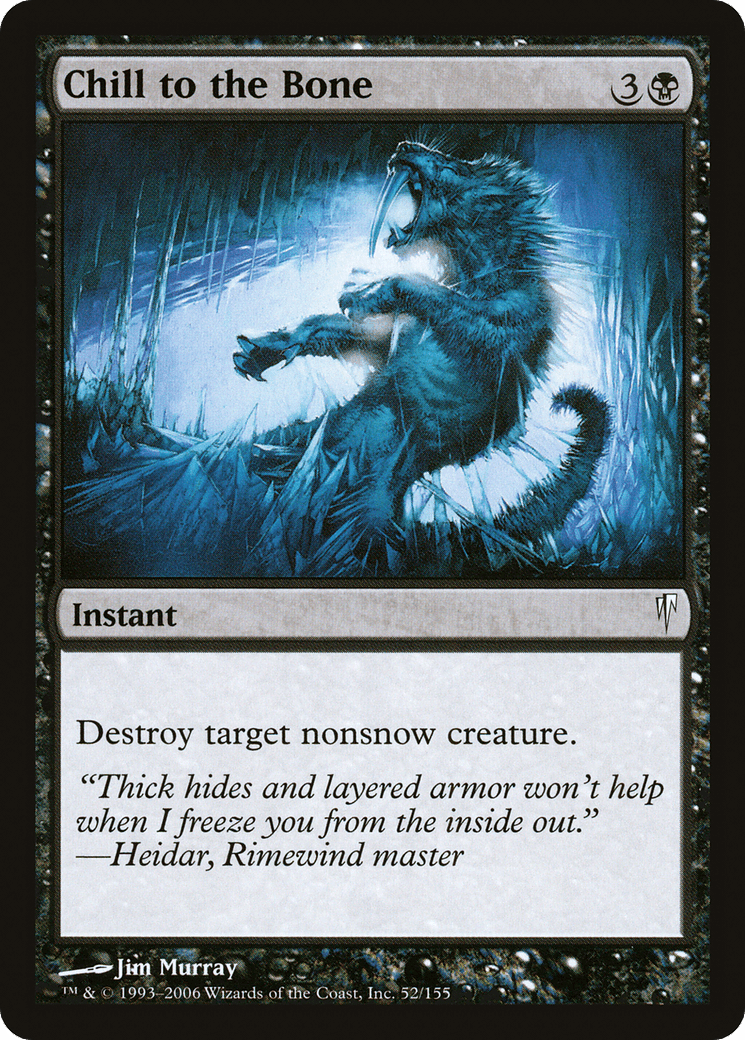 Chill to the Bone [Coldsnap] Foil