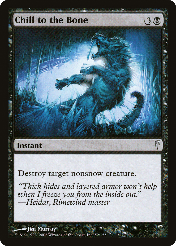 Chill to the Bone [Coldsnap] Foil