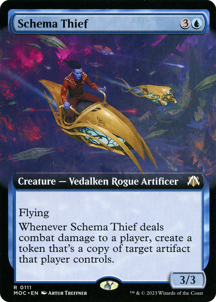Schema Thief (Extended Art) [March of the Machine Commander] Foil