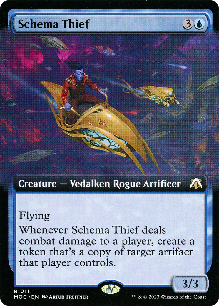 Schema Thief (Extended Art) [March of the Machine Commander] Foil