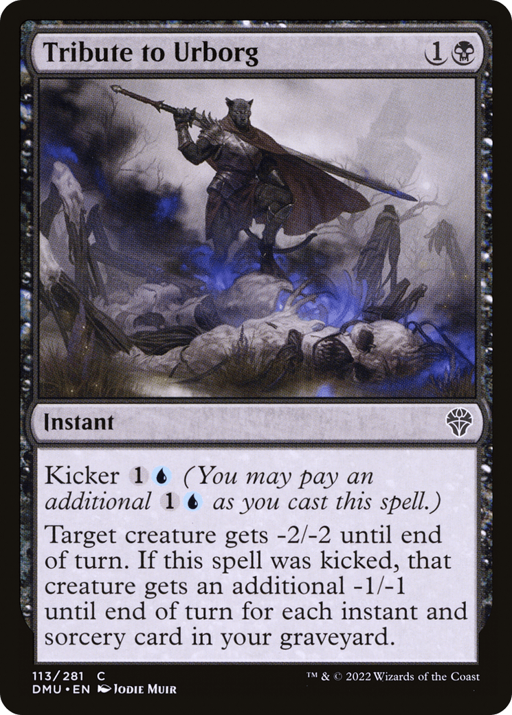 Tribute to Urborg [Dominaria United] Foil