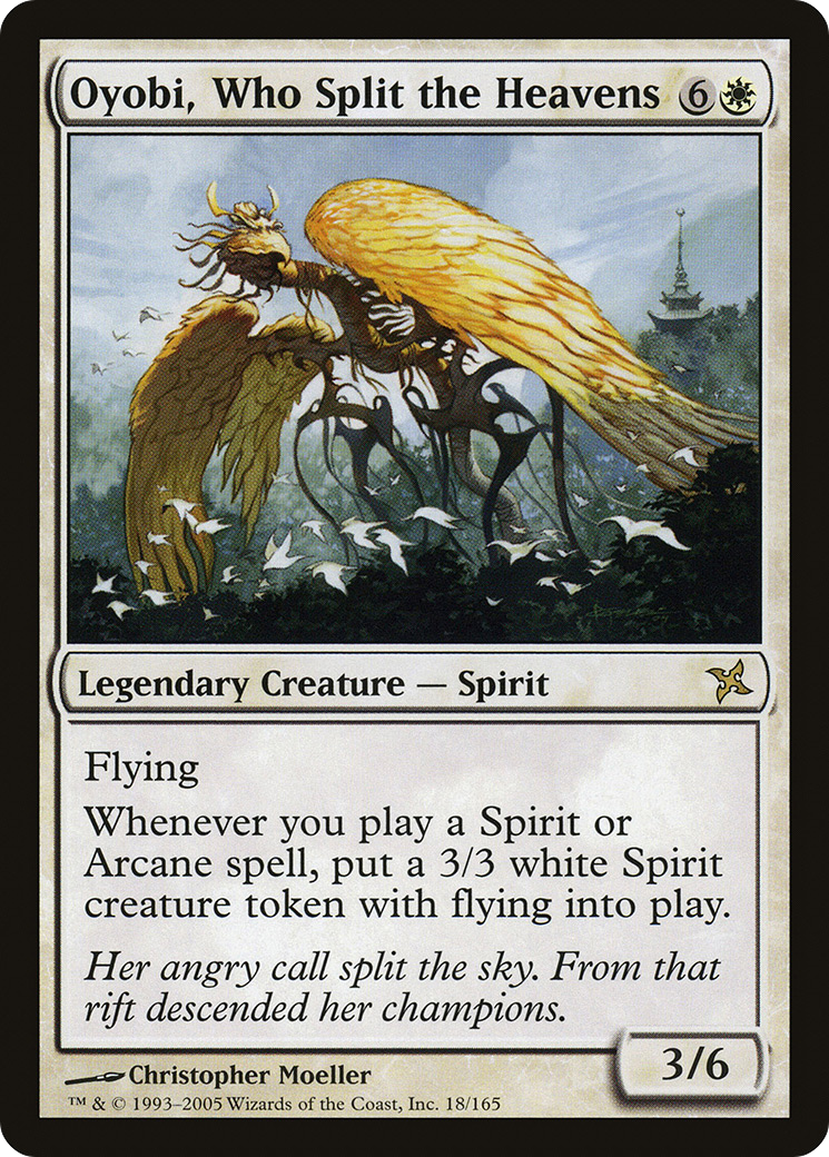 Oyobi, Who Split the Heavens [Betrayers of Kamigawa] Foil