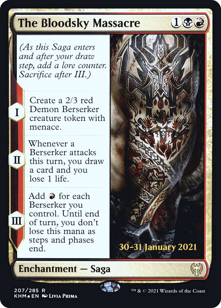 The Bloodsky Massacre [Kaldheim Prerelease Promos]