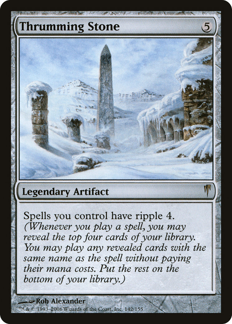 Thrumming Stone [Coldsnap] Foil