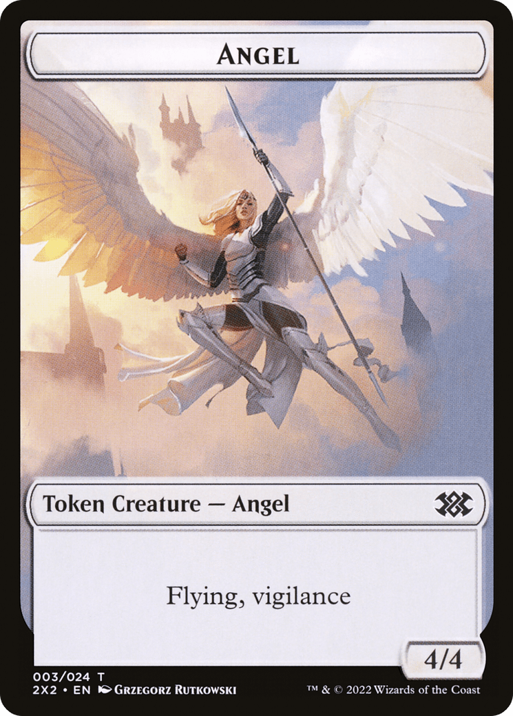 Angel (T2X2-003) - Double Masters 2022 Tokens Foil