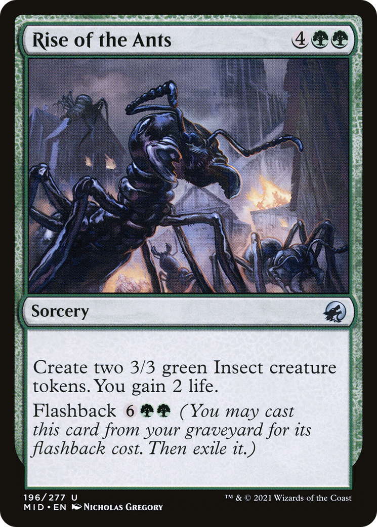 Rise of the Ants [Innistrad: Midnight Hunt] Foil
