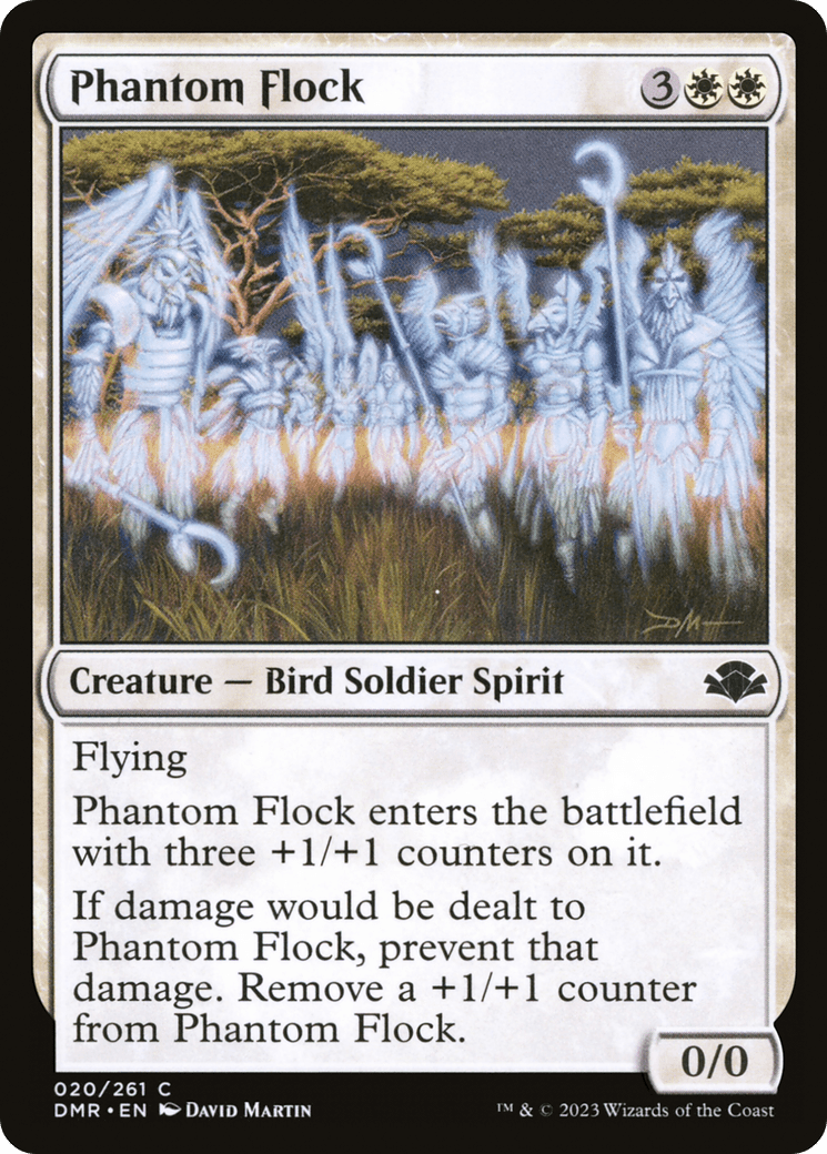 Phantom Flock [Dominaria Remastered] Foil