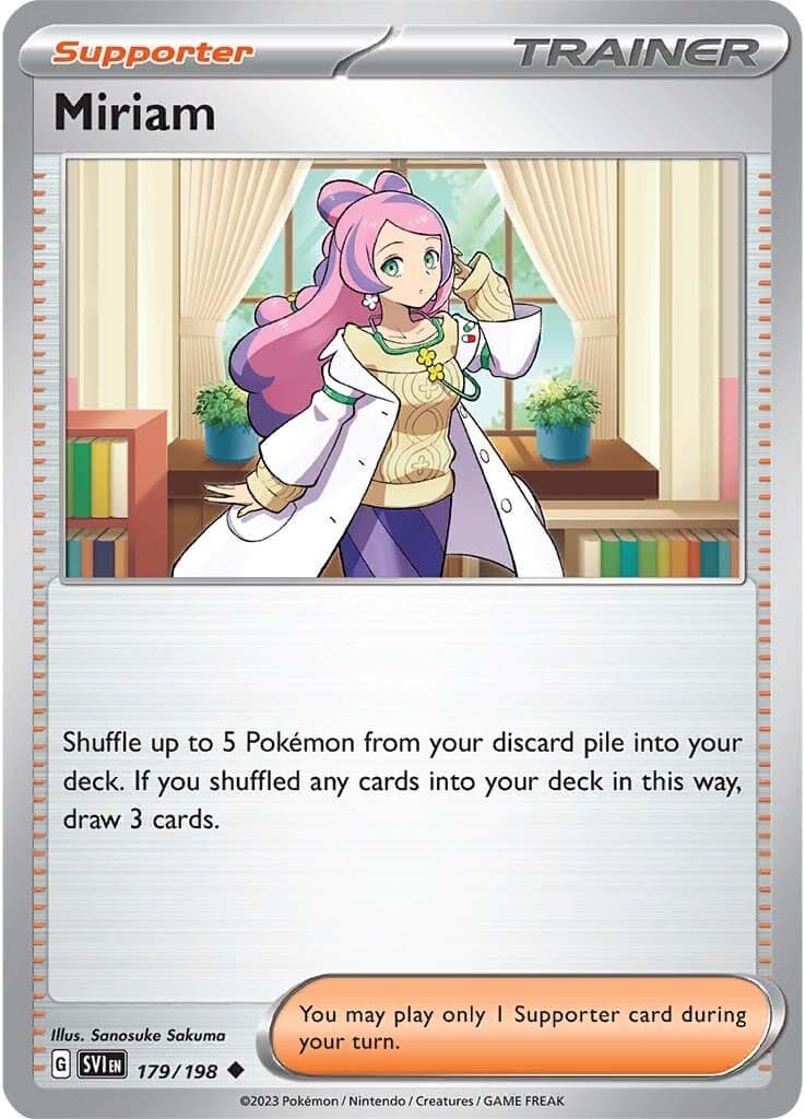 Miriam 179/198 - SV01 Scarlet & Violet Base Set Reverse Holofoil