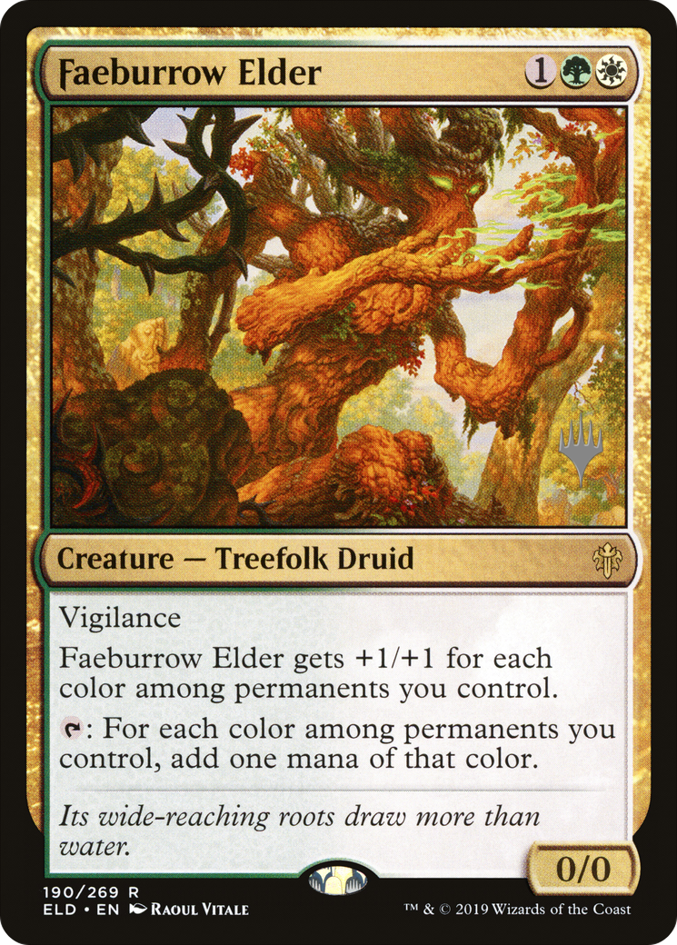 Faeburrow Elder (Promo Pack) [Throne of Eldraine Promos] Foil