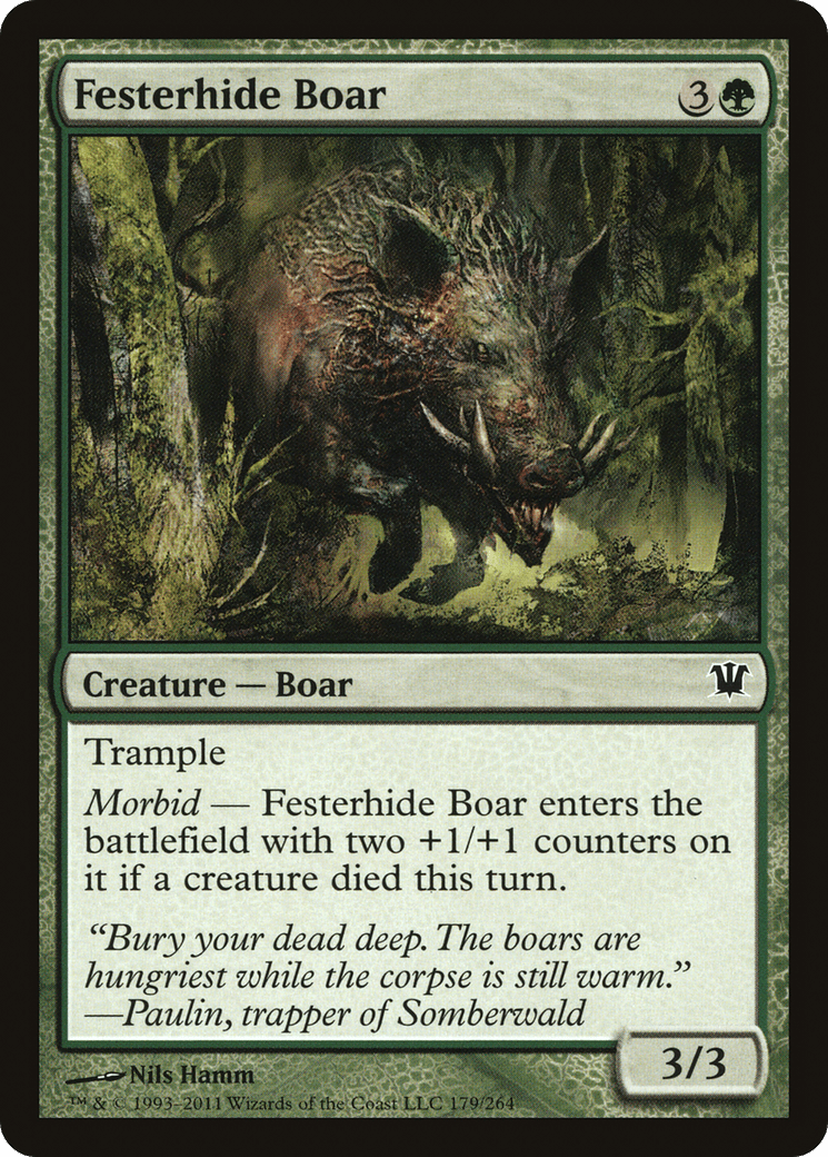 Festerhide Boar [Innistrad] Foil