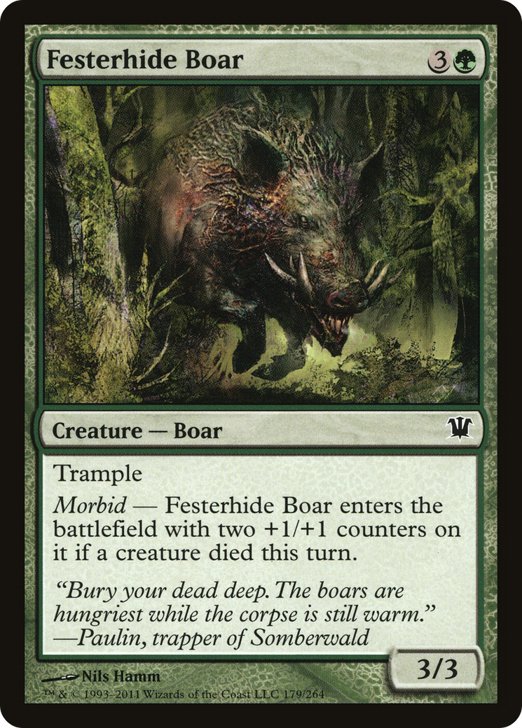 Festerhide Boar [Innistrad] Foil