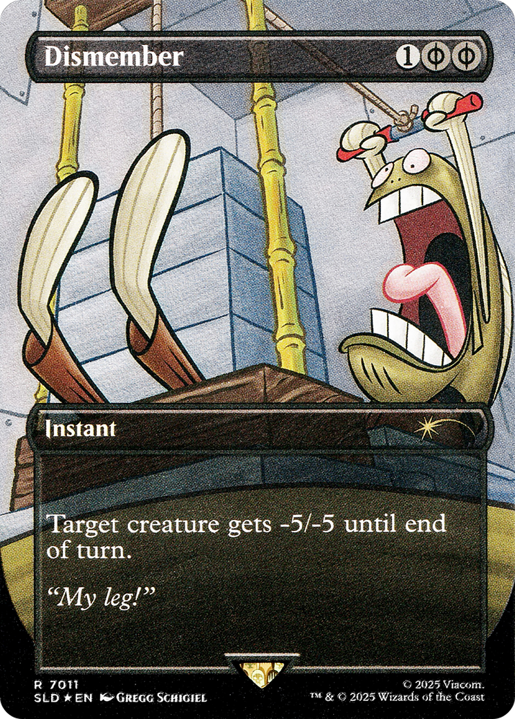 Dismember (7011) (Rainbow Foil) (7011) [Secret Lair Drop Series]  Foil