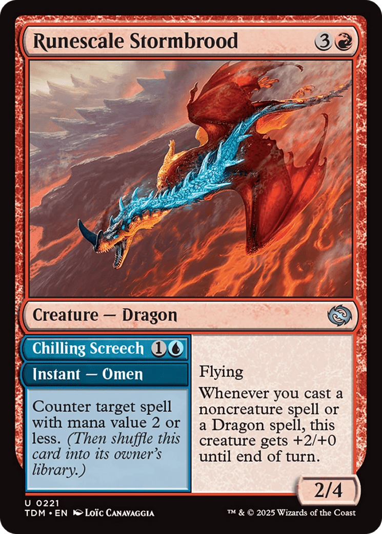Runescale Stormbrood (221) [Tarkir: Dragonstorm]