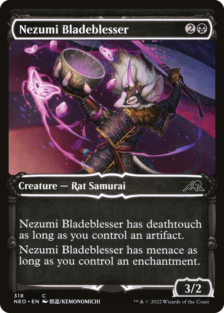 Nezumi Bladeblesser (Showcase Samurai) [Kamigawa: Neon Dynasty] Foil