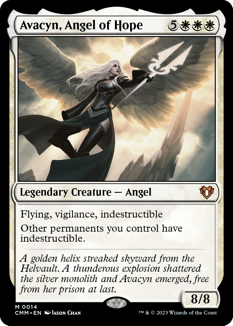 Avacyn, Angel of Hope [Commander Masters] Foil