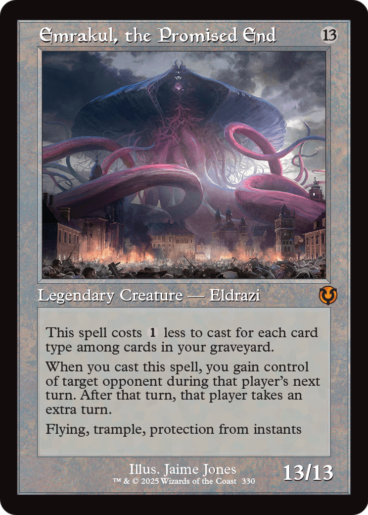Emrakul, the Promised End (Retro Frame) (-330) [Innistrad Remastered]  Foil