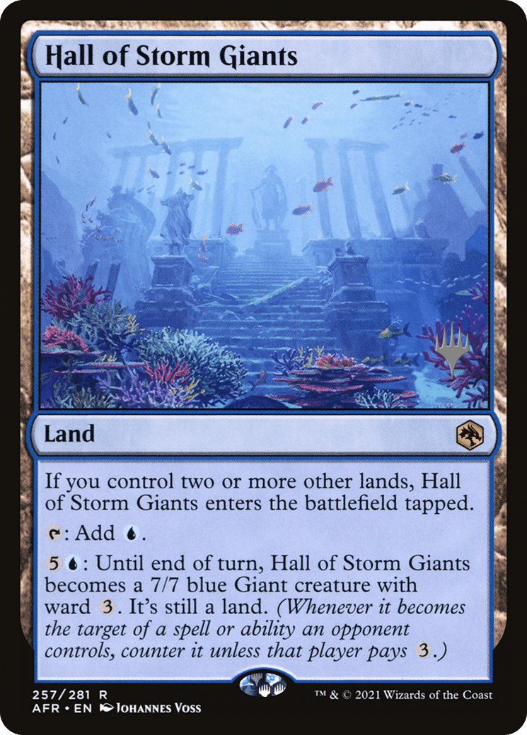 Hall of Storm Giants (Promo Pack) [Dungeons & Dragons: Adventures in the Forgotten Realms Promos] Foil