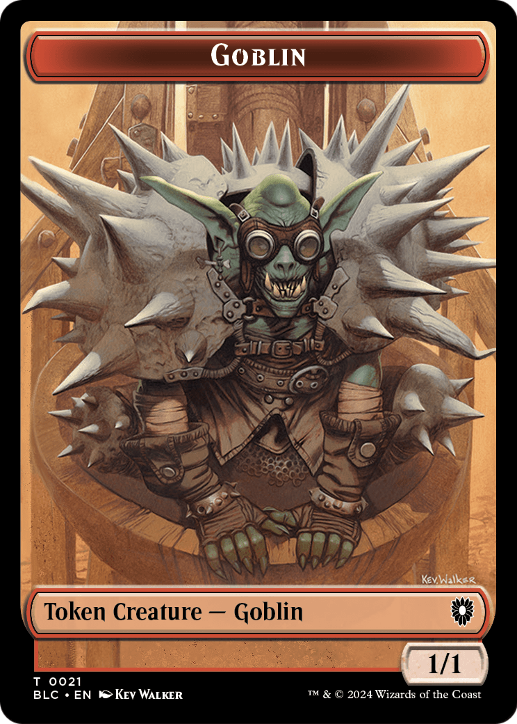 Goblin (TBLC-021) - Bloomburrow Commander Tokens