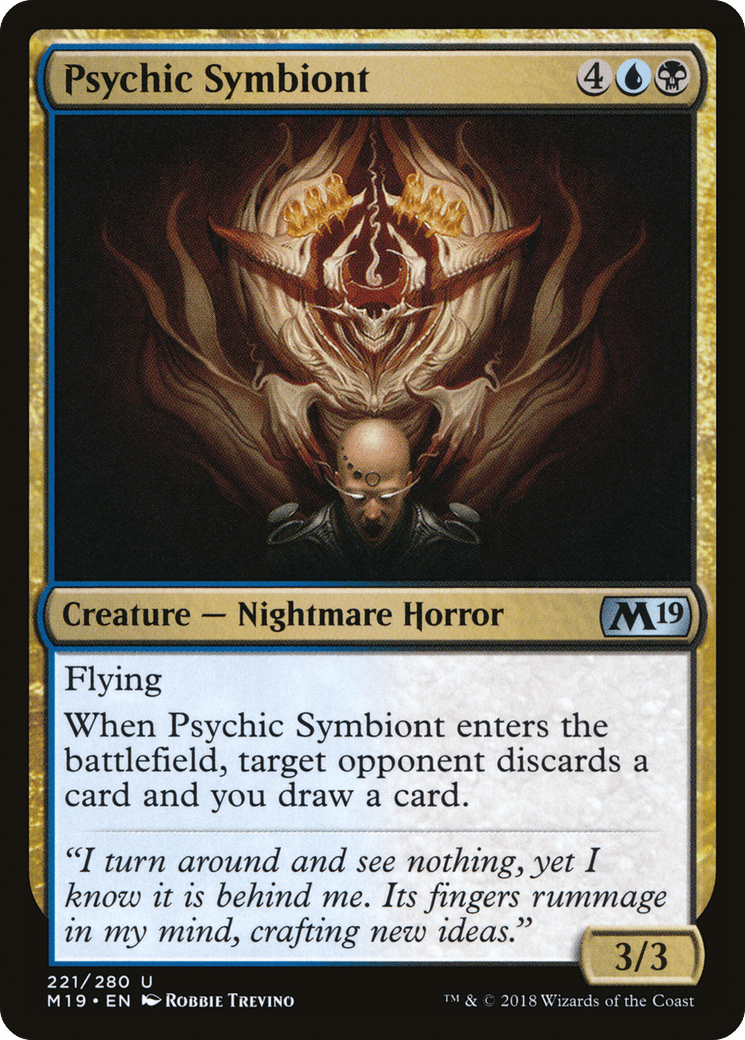 Psychic Symbiont [Core Set 2019] Foil