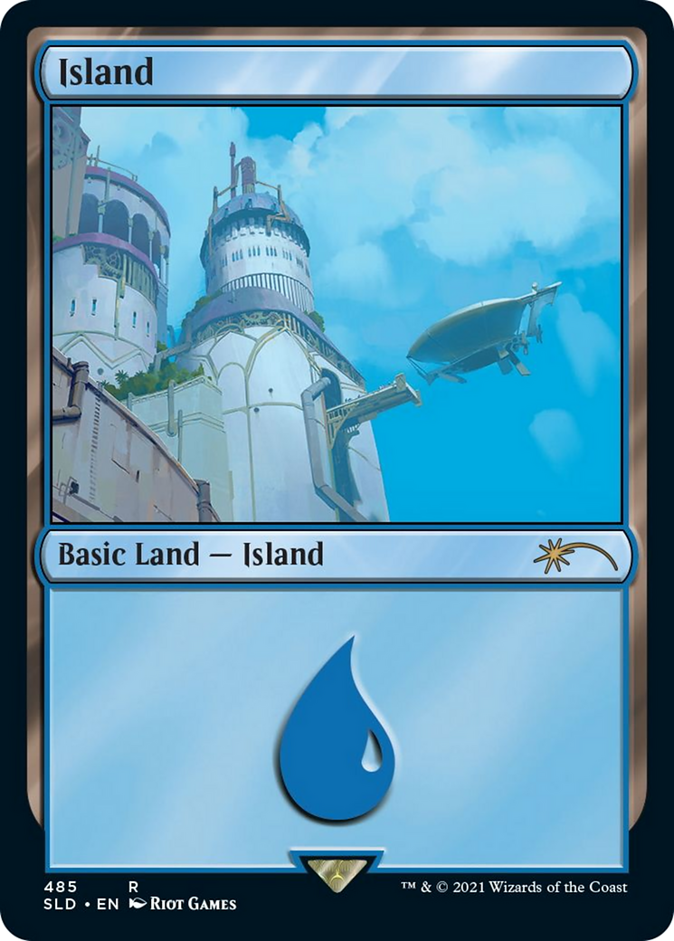 Island (485) [Secret Lair Drop Series] Foil