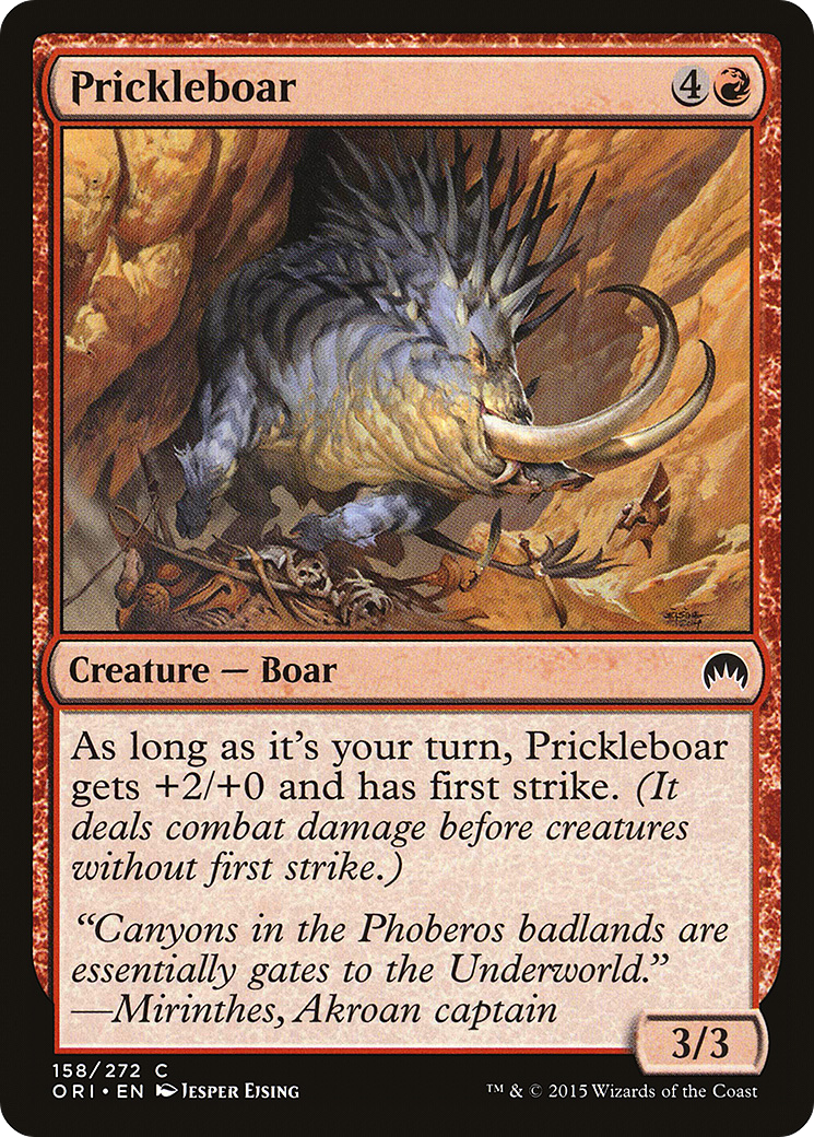 Prickleboar [Magic Origins] Foil