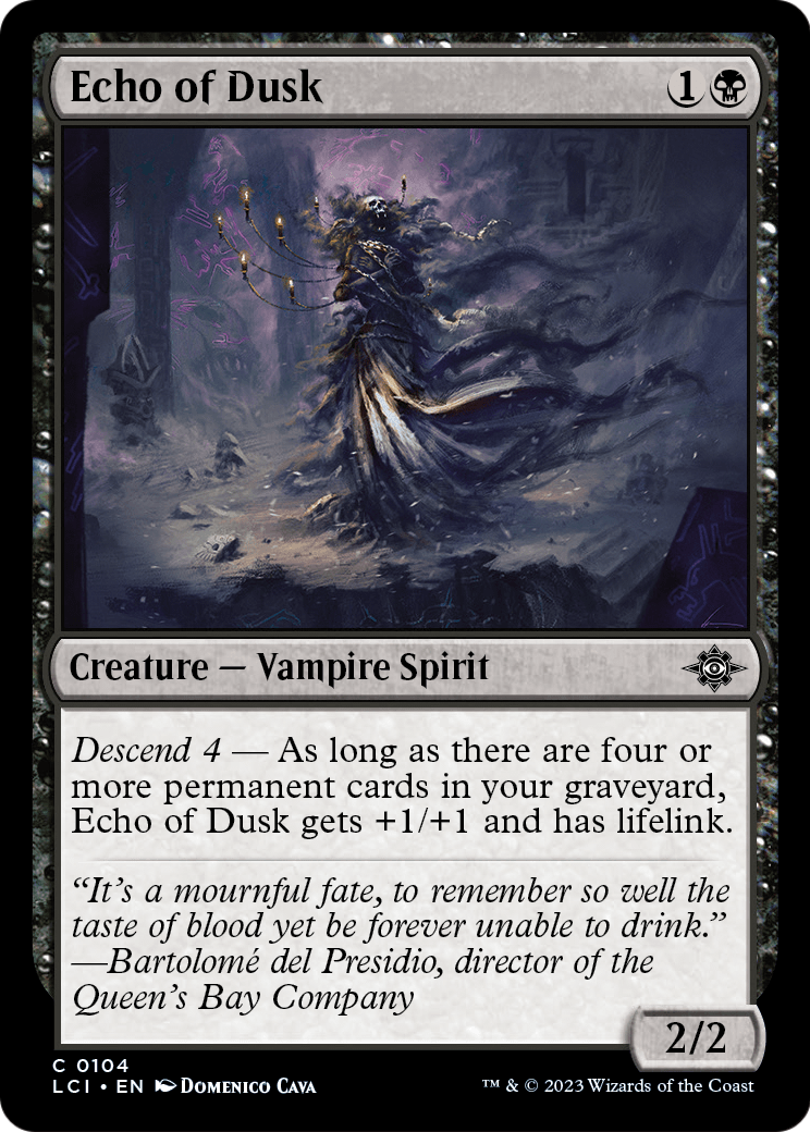 Echo of Dusk [The Lost Caverns of Ixalan] Foil