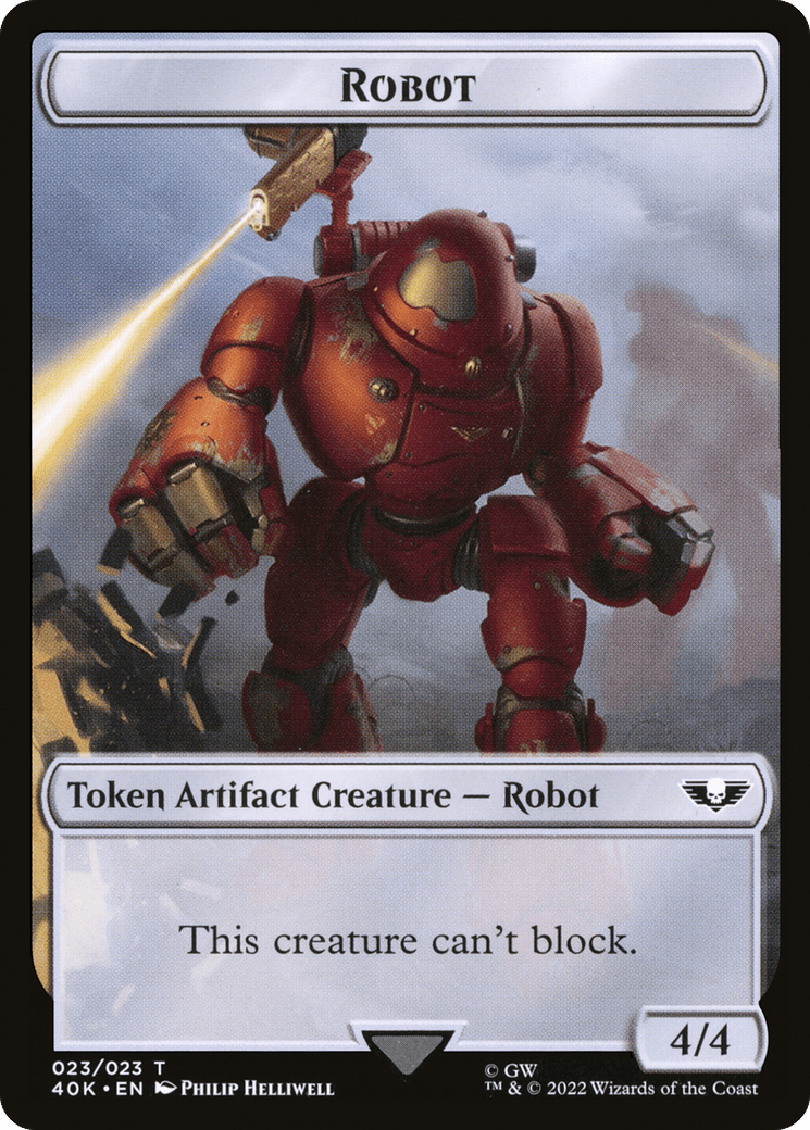 Robot (T40K-023) - Warhammer 40,000 Tokens